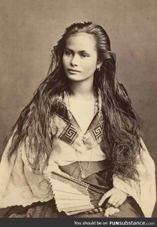 Exotic beauty from 1875