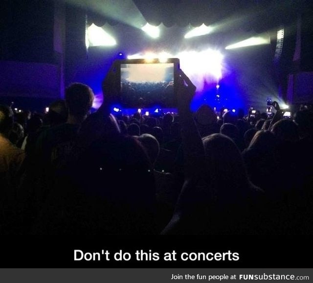 Why watch a concert on your tablet?