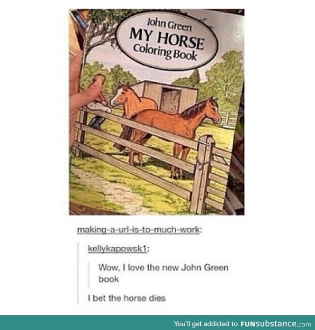 John Green's Horse Coloring Book