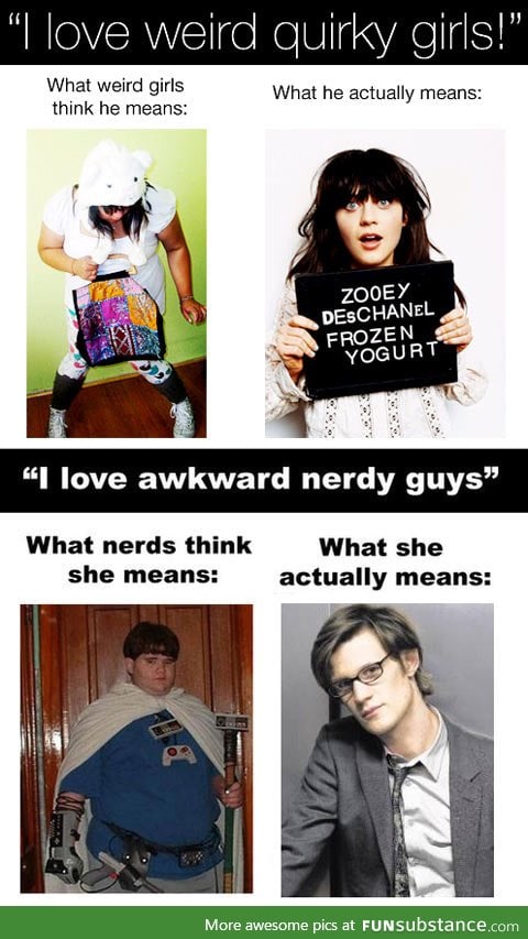 The truth about quirky girls