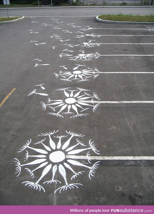 Parking space art