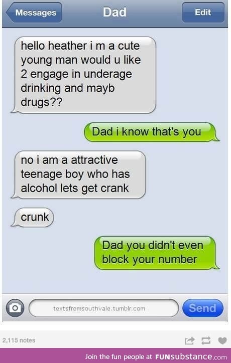 Omg no dad