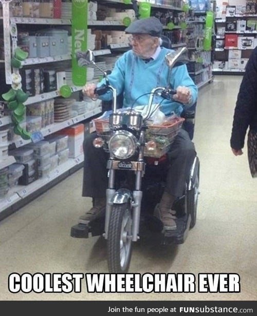 Coolest wheelchair ever