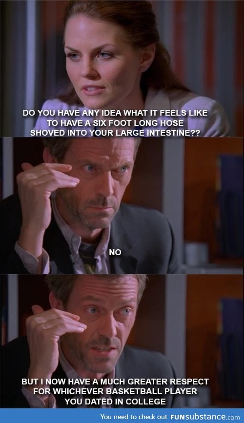 House's one-liner game is strong as hell