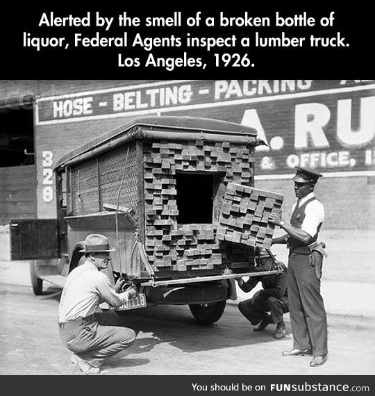 Catching bad guys back in the prohibition days