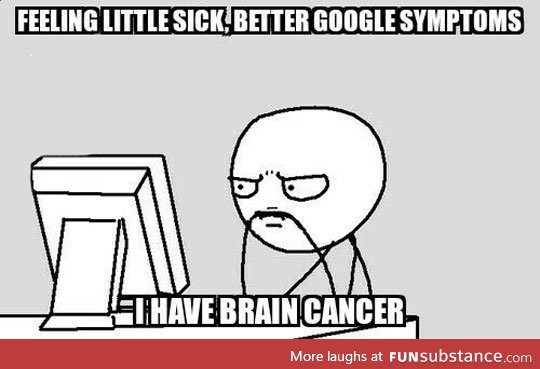 Never google symptoms
