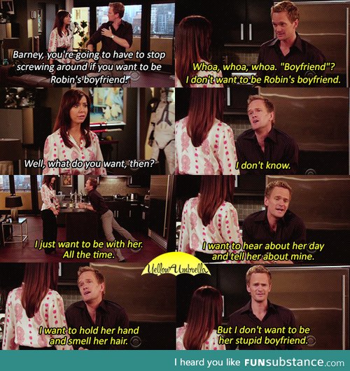 Oh Barney...