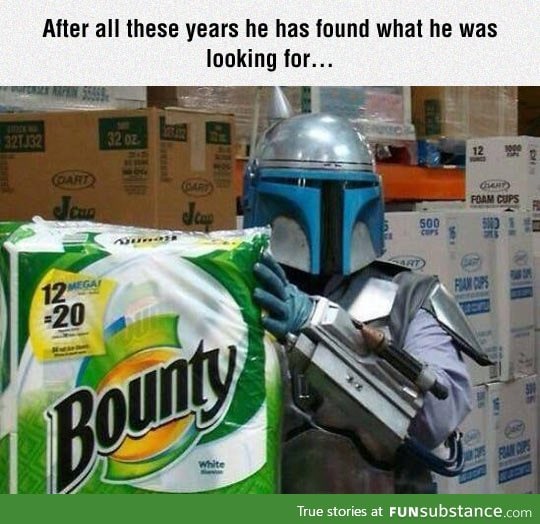 He found the bounty