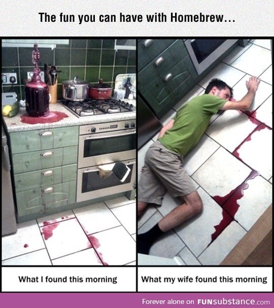 I think his wife made this post to cover up the murder