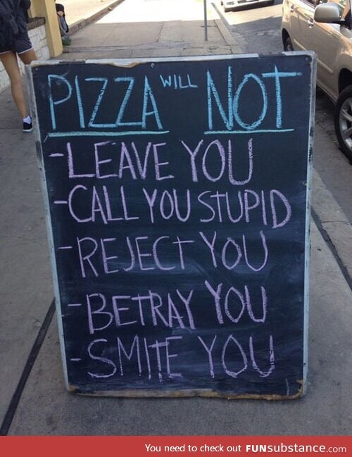 I love you too Pizza