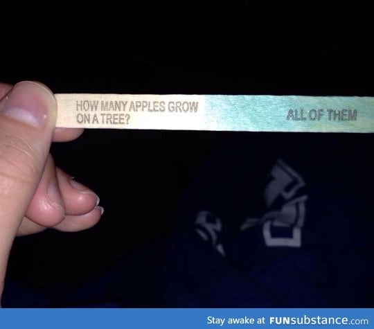 Good one, popsicle