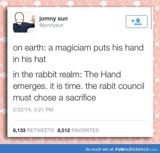Magic in the rabbit realm