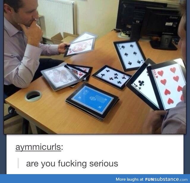 How rich people play cards