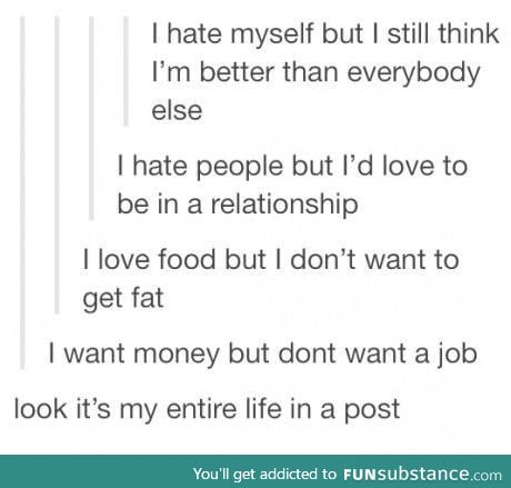 My life in a post