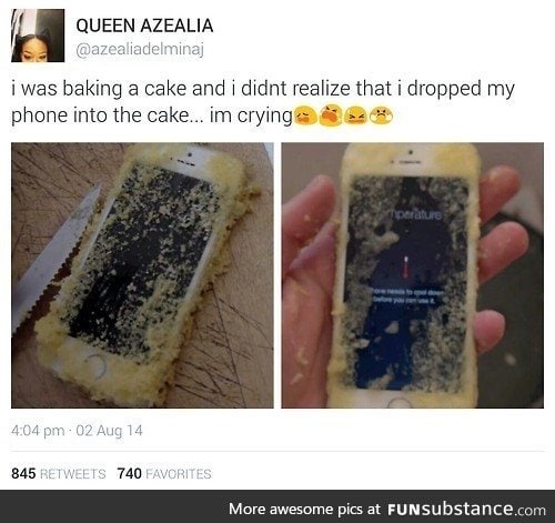 Baked phone
