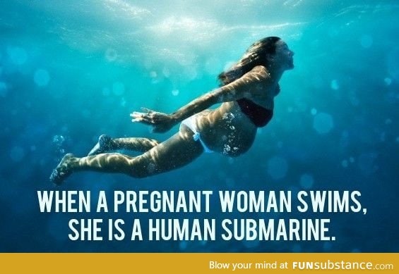 A human submarine