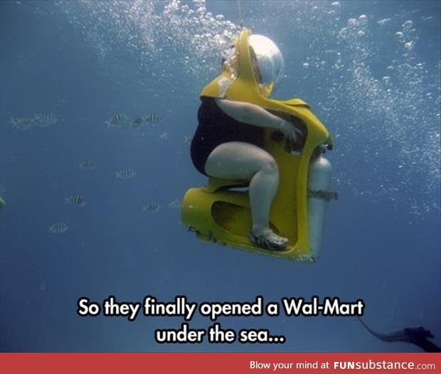Wal-Mart underwater