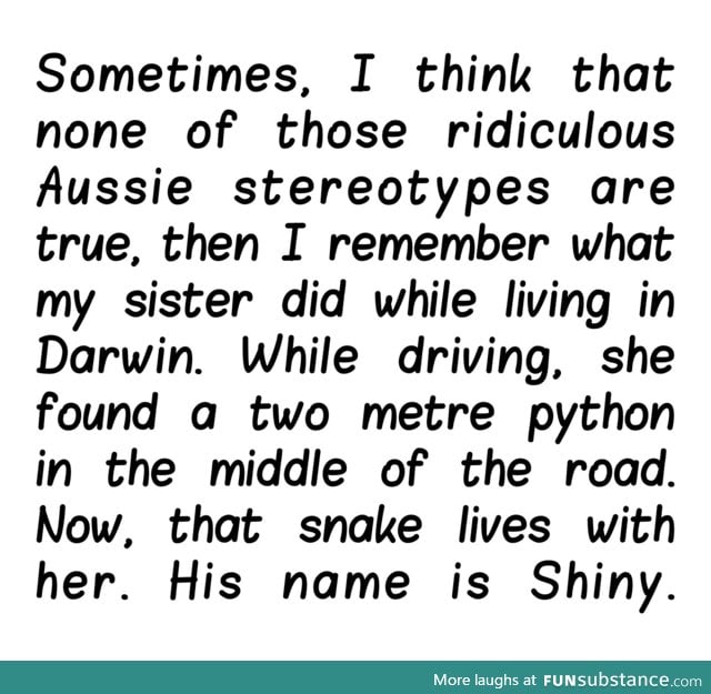 Her fourth Stimson's python.