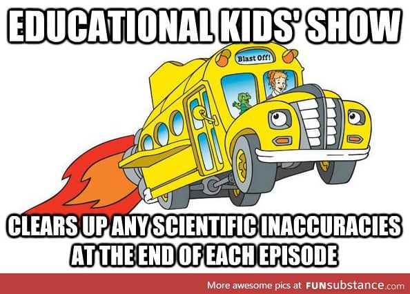 Good guy magic school bus