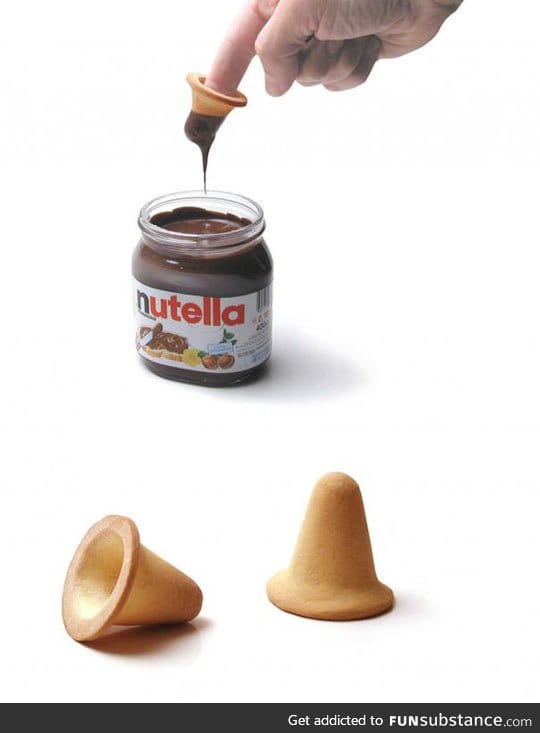 Awesome nutella finger biscuits