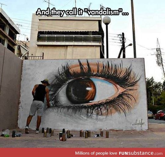 Street art or crime?