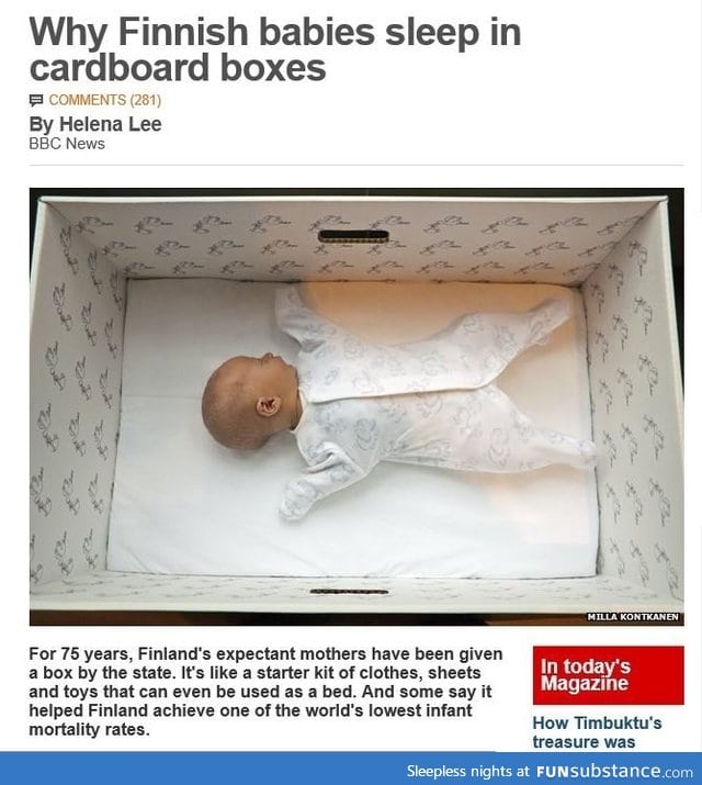 Baby boxes for new parents