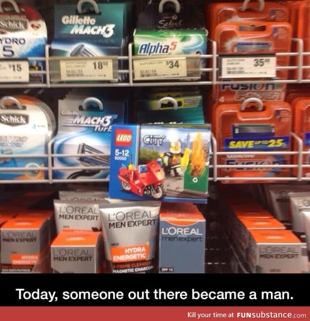 Someone became a man