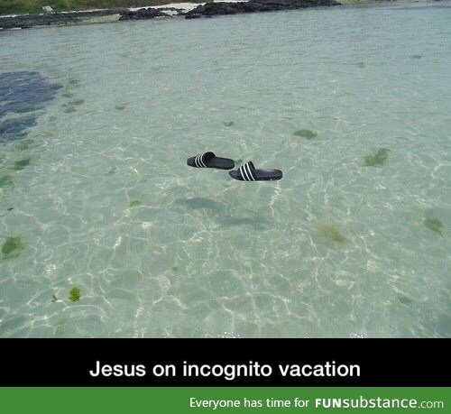 Jesus on incognito