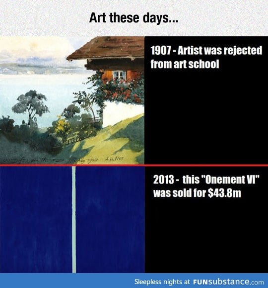 Art has surely changed