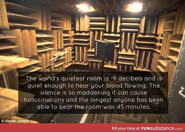 The quietest room in the world