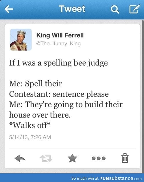 Best spelling bee judge