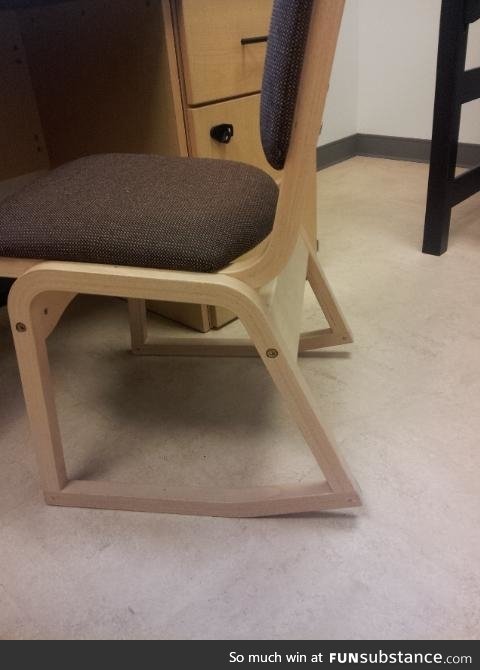 The chair that gave me a small heart attack