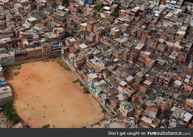 A soccer field in Brazil