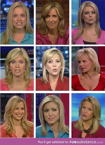 The diversity of Fox news anchors