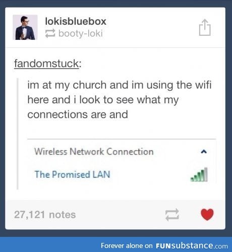 The promised wifi