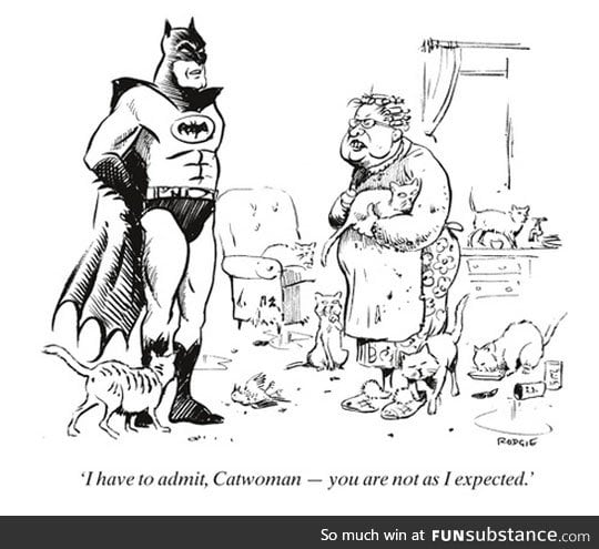 Batman meets catwoman