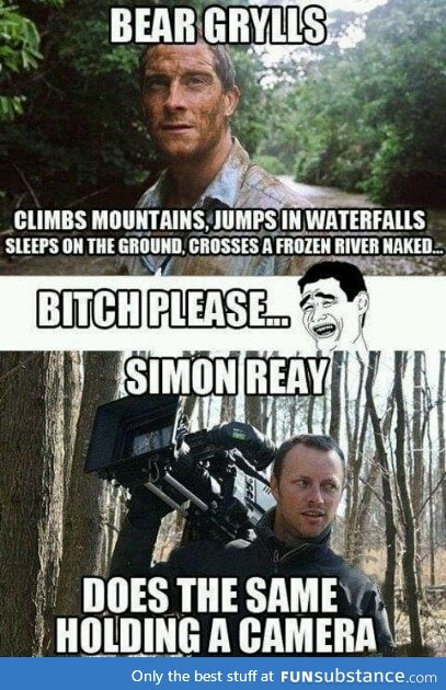 Simon Reay is cooler than Bear Grylls