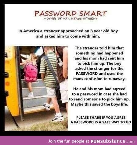 A parents password