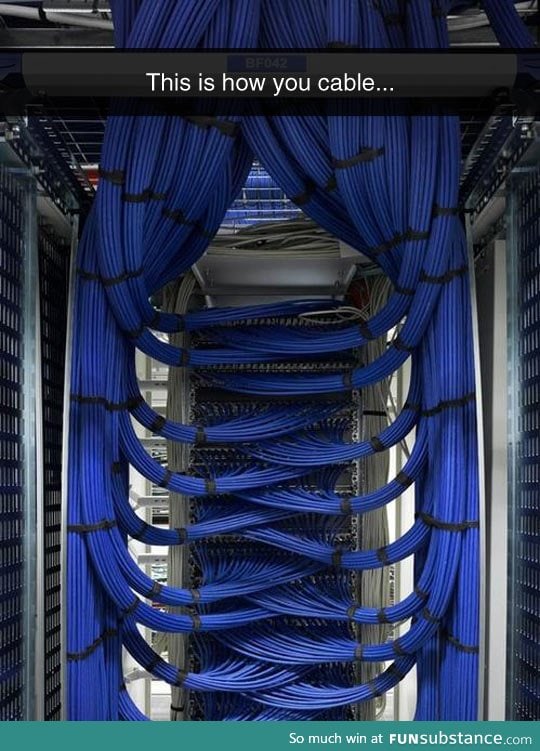 This is very pleasant cabling