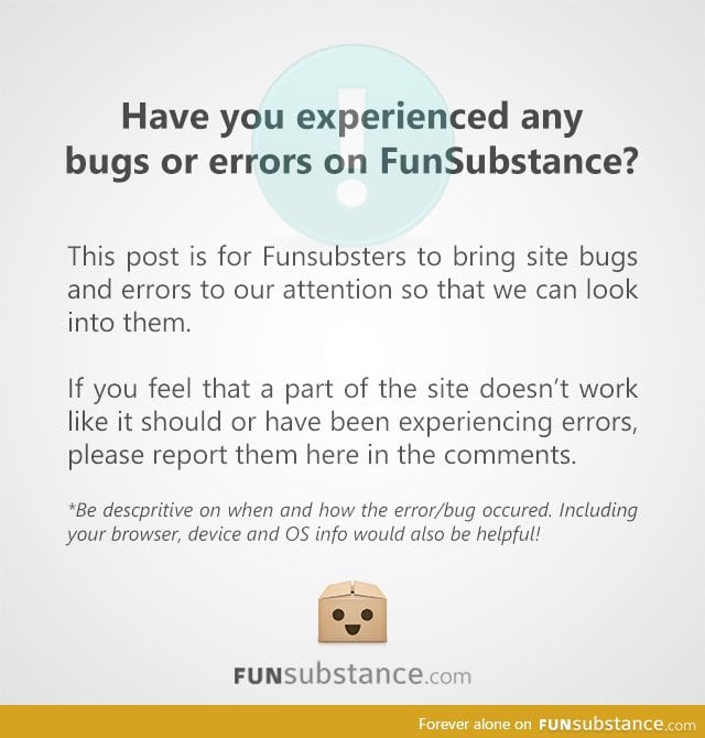 Report Bugs & Errors