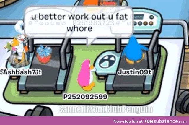 The people on Club Penguin are sweet little kids aw