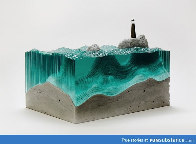 Waves of Cut Glass