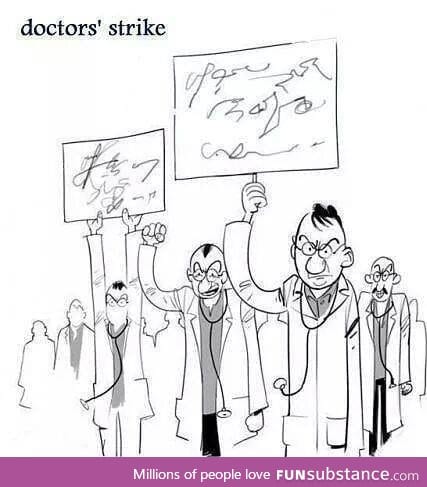 Doctors strike