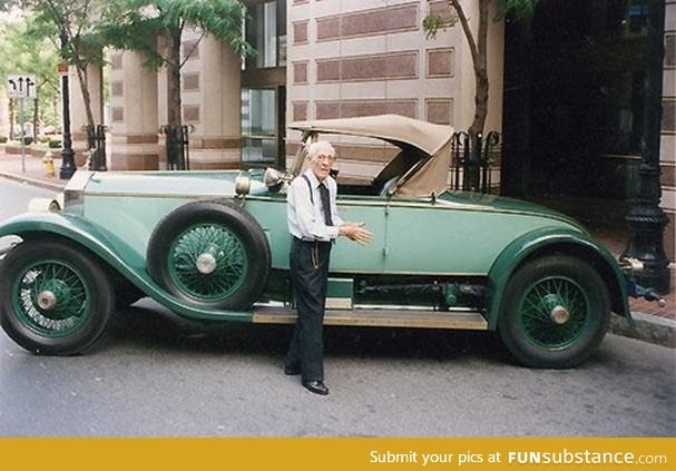 This man owned and drove the same car for 82 years
