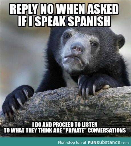 As a white guy, I do this when asked by Hispanic people