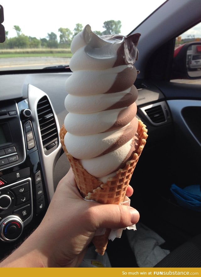 Epic ice cream cone