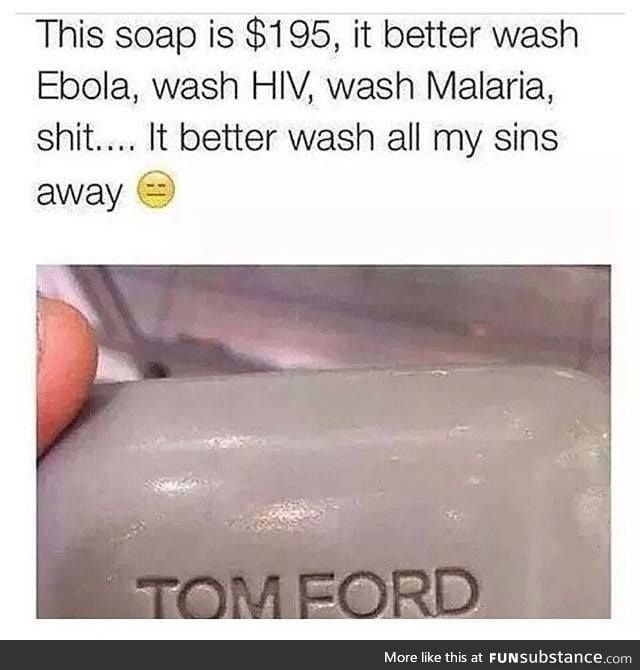 *Clever soap pun*