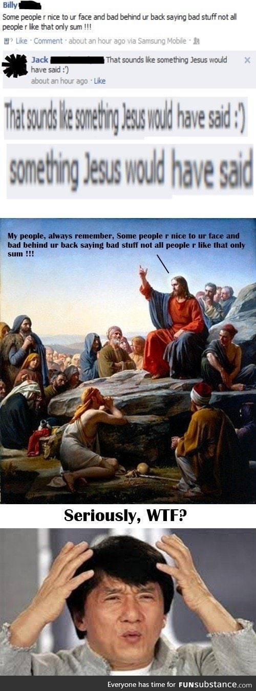 What Jesus would have said