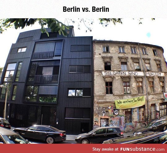 The two sides of berlin