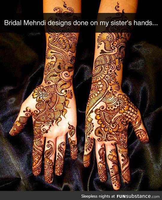 Bridal mehndi designs